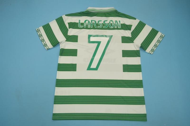 Celtic Soccer Jersey Home Retro Replica 1997/99