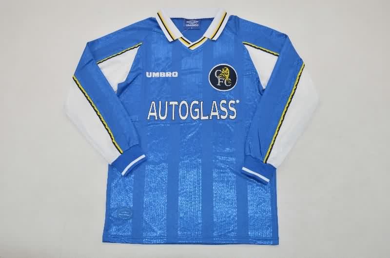 AAA Quality Chelsea 1997/99 Home Long Sleeve Retro Soccer Jersey
