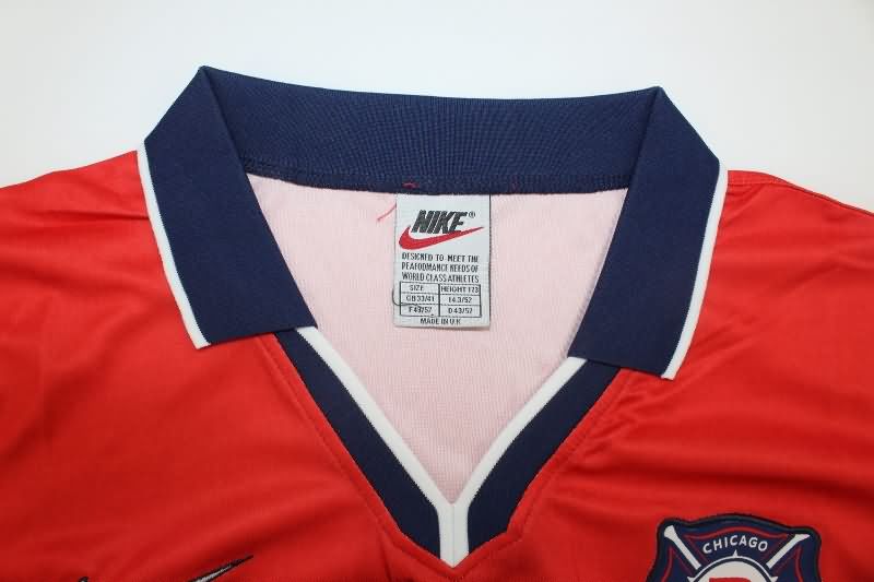 Chicago Fire Soccer Jersey Home Retro Replica 1998