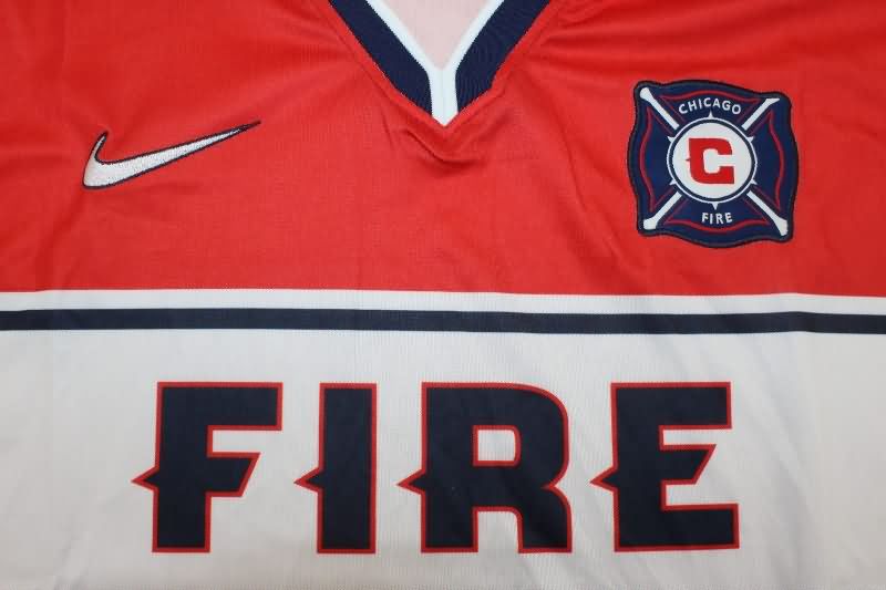 Chicago Fire Soccer Jersey Home Retro Replica 1998