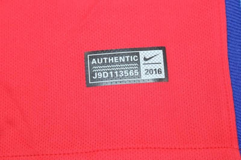 Chile Soccer Jersey Home Retro Replica 2016/17