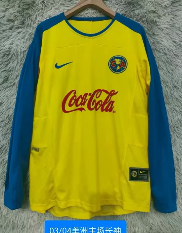 AAA Quality Club America 2003/04 Home Long Sleeve Retro Soccer Jersey AAA Quality Club America 2003/04 Home Long Sleeve Retro Soccer Jersey