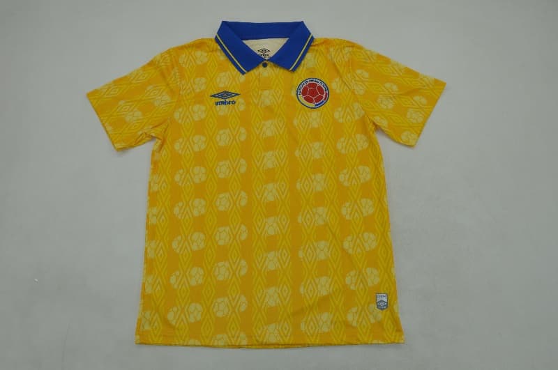 AAA Quality Colombia 1993 Home Retro Soccer Jersey