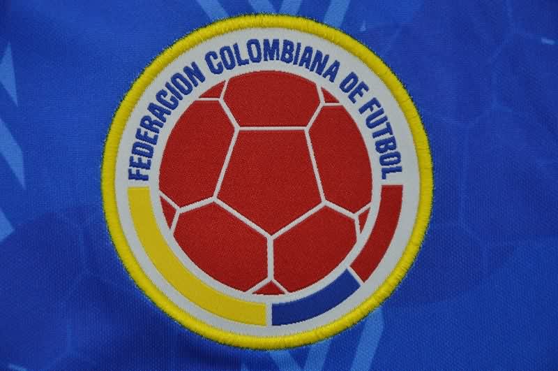 AAA Quality Colombia 1994 Away Long Sleeve Retro Soccer Jersey