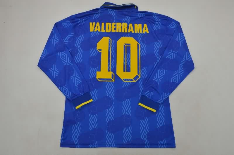 AAA Quality Colombia 1994 Away Long Sleeve Retro Soccer Jersey