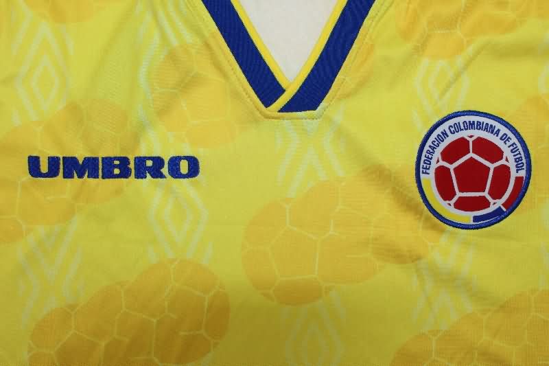 AAA Quality Colombia 1994 Home Retro Soccer Jersey