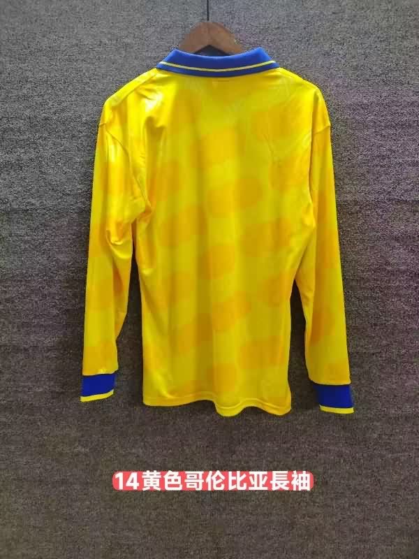 AAA Quality Colombia 1994 Home Long Sleeve Retro Soccer Jersey