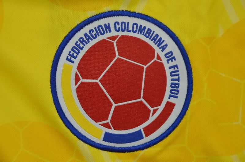 AAA Quality Colombia 1994 Home Long Sleeve Retro Soccer Jersey