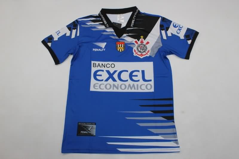 Corinthians Soccer Jersey Goalkeeper Blue Retro Replica 1998 Corinthians Soccer Jersey Goalkeeper Blue Retro Replica 1998