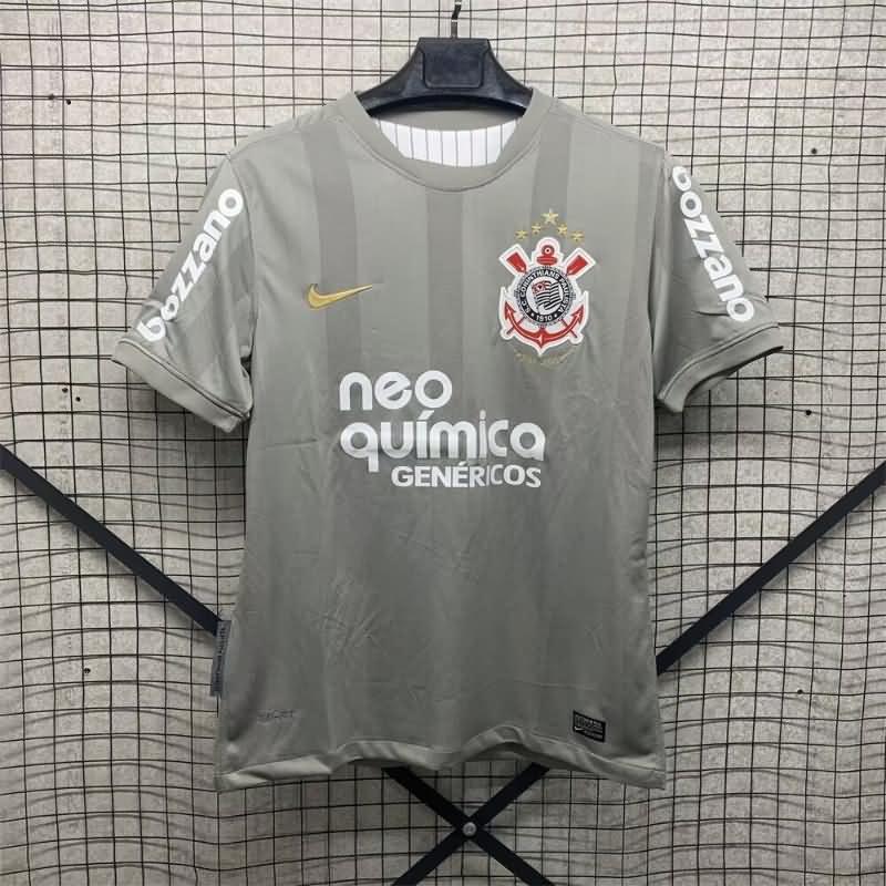 Corinthians Soccer Jersey Goalkeeper Grey Retro Replica 2010 Corinthians Soccer Jersey Goalkeeper Grey Retro Replica 2010