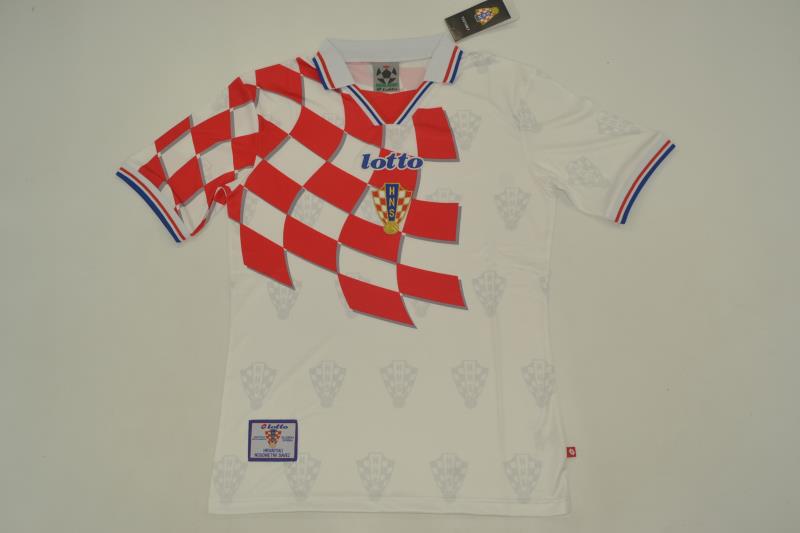 Croatia Soccer Jersey Home Retro Replica 1998