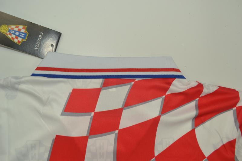Croatia Soccer Jersey Home Retro Replica 1998