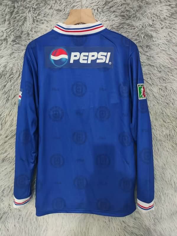 AAA Quality Cruz Azul 1997/98 Home Retro Long Sleeve Soccer Jersey
