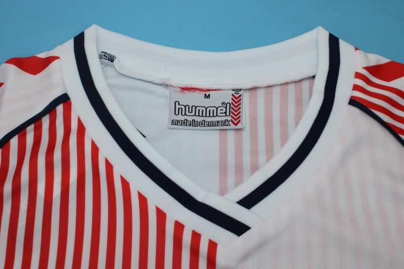 Denmark Soccer Jersey Away Retro Replica 1986