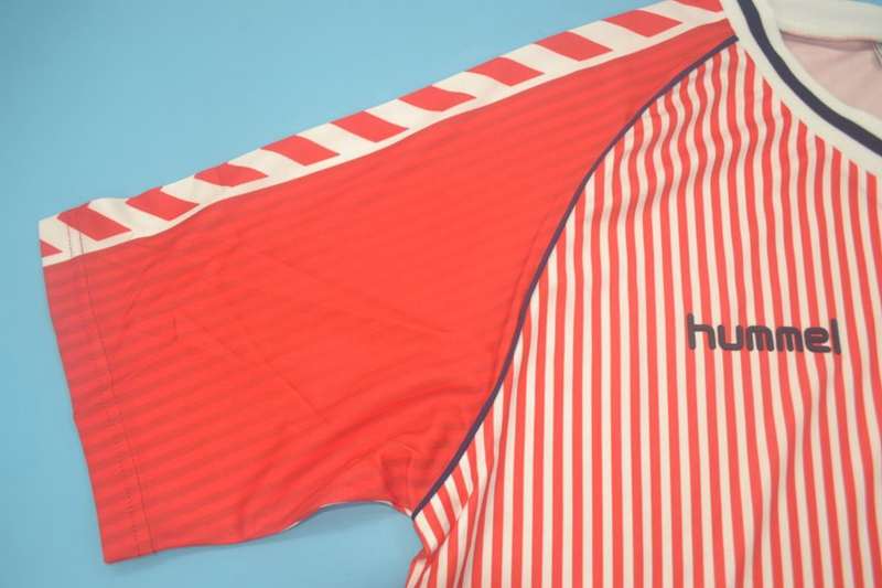 Denmark Soccer Jersey Home Retro Replica 1986