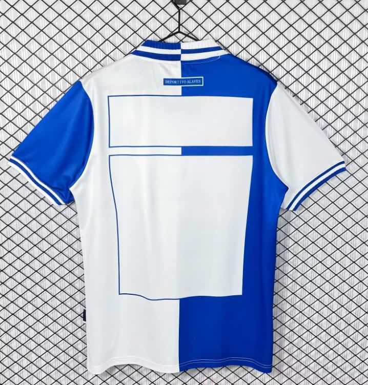 AAA Quality Deportivo Alaves 2000/01 European Home Retro Soccer Jersey
