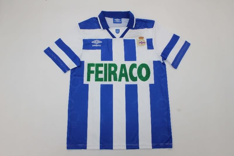 AAA Quality Deportivo La Coruna 1994/95 Home Retro Soccer Jersey AAA Quality Deportivo La Coruna 1994/95 Home Retro Soccer Jersey