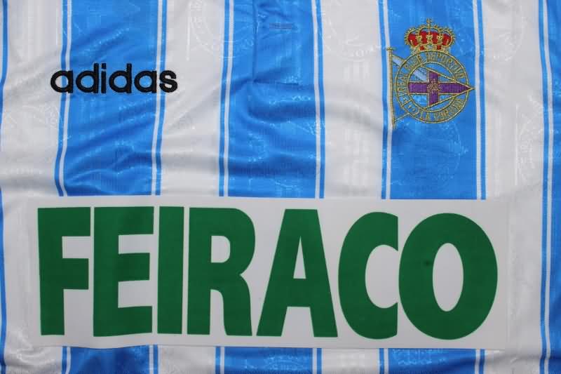 Deportivo La Coruna Soccer Jersey Home Retro Replica 1997/98