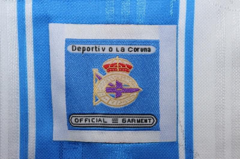 Deportivo La Coruna Soccer Jersey Home Retro Replica 1997/98