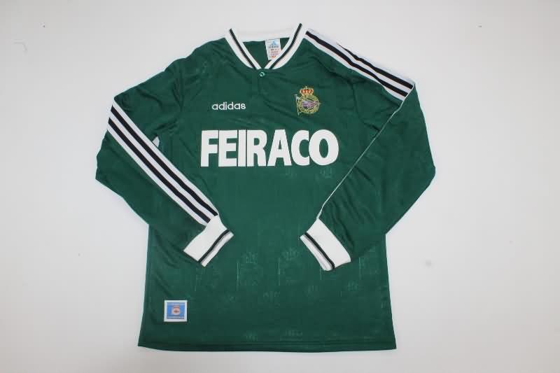 Deportivo La Coruna Soccer Jersey Away Long Sleeve Retro Replica 1999/00 Deportivo La Coruna Soccer Jersey Away Long Sleeve Retro Replica 1999/00