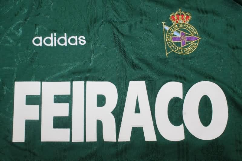Deportivo La Coruna Soccer Jersey Away Long Sleeve Retro Replica 1999/00