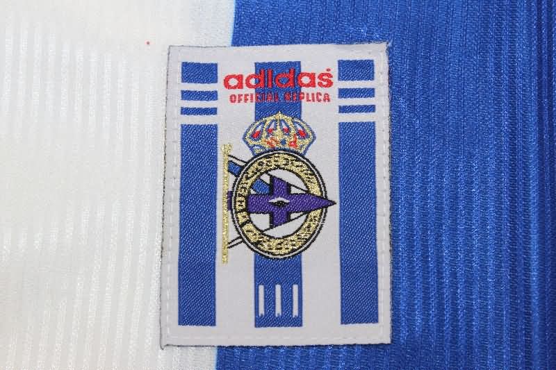 AAA Quality Deportivo La Coruna 1999/00 Home Long Sleeve Retro Soccer Jersey