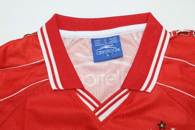 AAA Quality Deportivo Toluca 1999/00 Home Retro Long Sleeve Soccer Jersey
