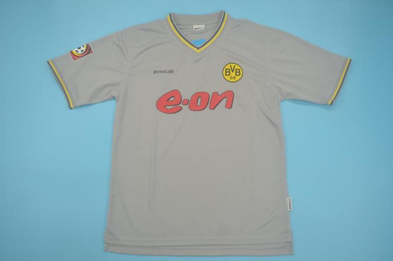 Dortmund Soccer Jersey Away Retro Replica 2000/01