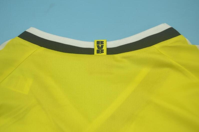 Dortmund Soccer Jersey Home Retro Replica 1995/96