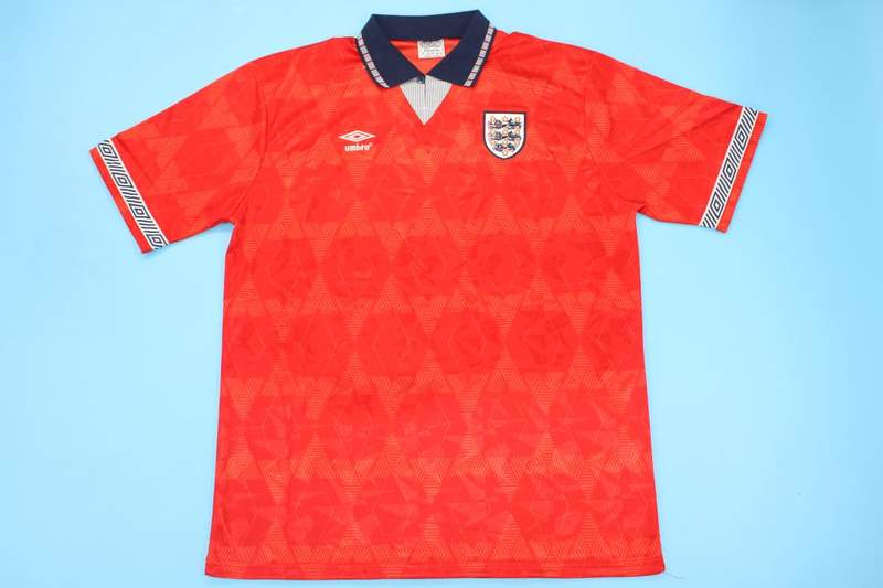 England Soccer Jersey Away Retro Replica 1990