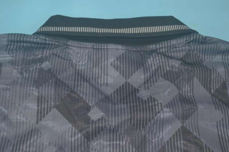 England Soccer Jersey Black Retro Replica 1990