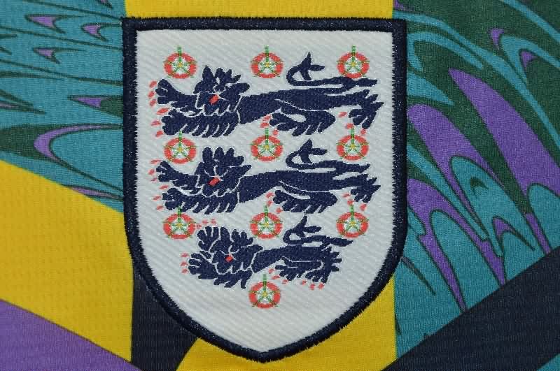 AAA Quality England 1995 Goalkeeper Long Sleeve Retro Soccer Jersey