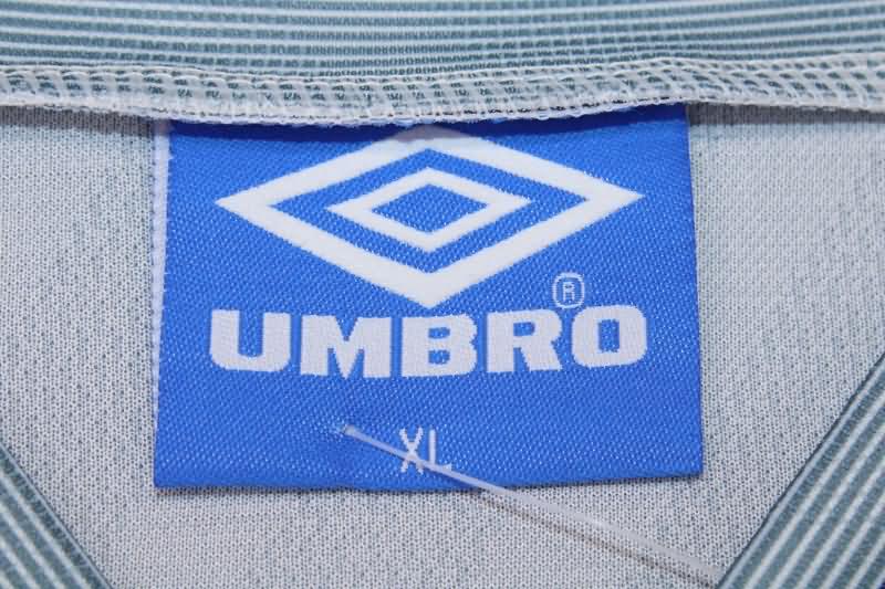 England Soccer Jersey Away Long Sleeve Retro Replica 1996