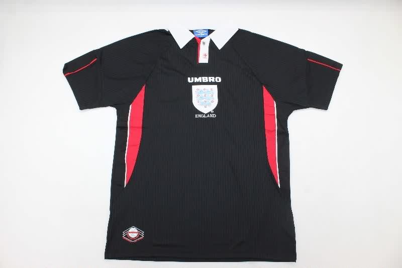 AAA Quality England 1998 Black Retro Soccer Jersey