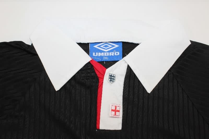 AAA Quality England 1998 Black Retro Soccer Jersey