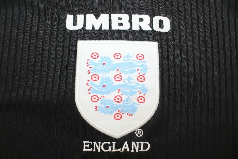 AAA Quality England 1998 Black Retro Soccer Jersey