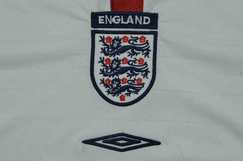 AAA Quality England 2004 Home Long Sleeve Retro Soccer Jersey