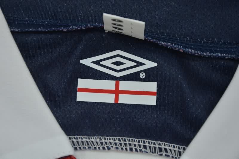 AAA Quality England 2004 Home Long Sleeve Retro Soccer Jersey