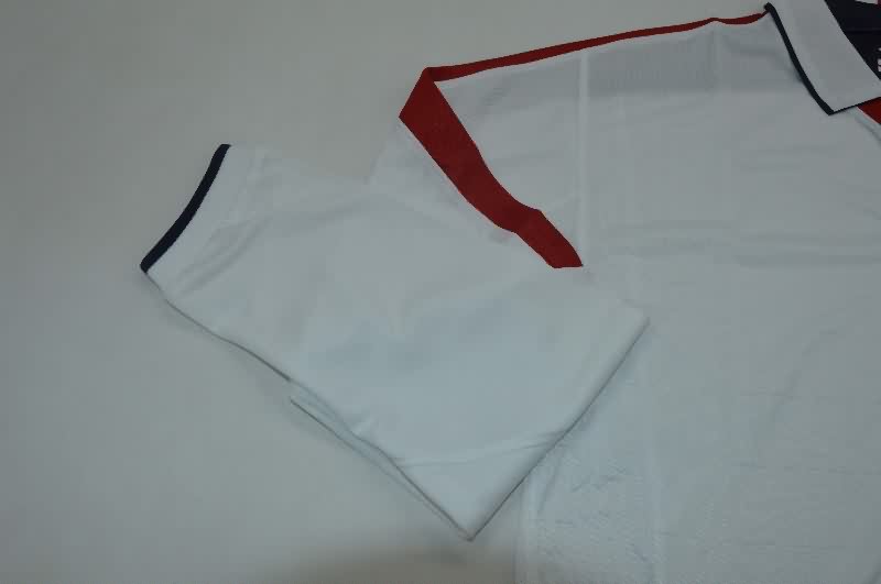 AAA Quality England 2004 Home Long Sleeve Retro Soccer Jersey