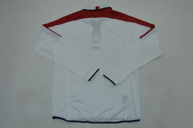 AAA Quality England 2004 Home Long Sleeve Retro Soccer Jersey