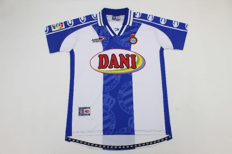 AAA Quality Espanyol 1999/00 Home Retro Soccer Jersey
