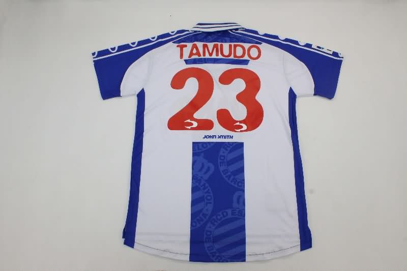 AAA Quality Espanyol 1999/00 Home Retro Soccer Jersey