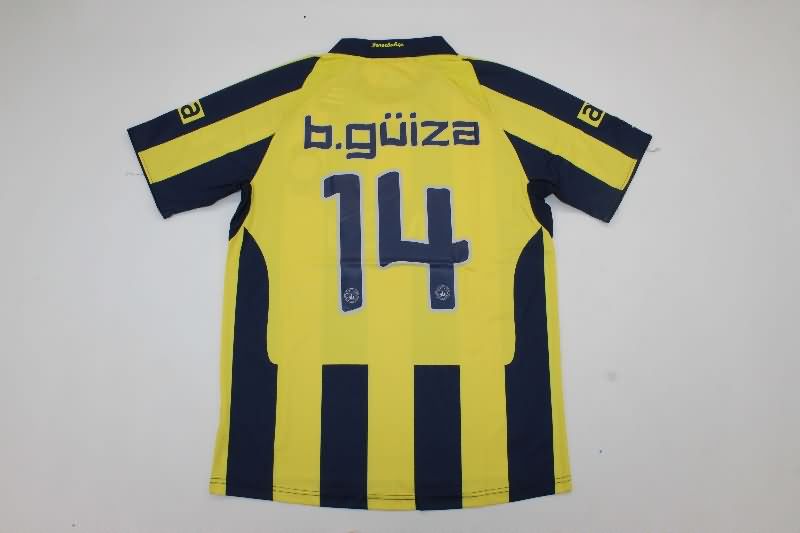 AAA Quality Fenerbahce 2008/09 Home Retro Soccer Jersey