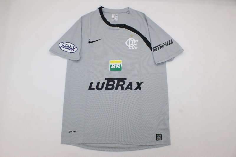 Flamengo Soccer Jersey Goalkeeper Grey Retro Replica 2008