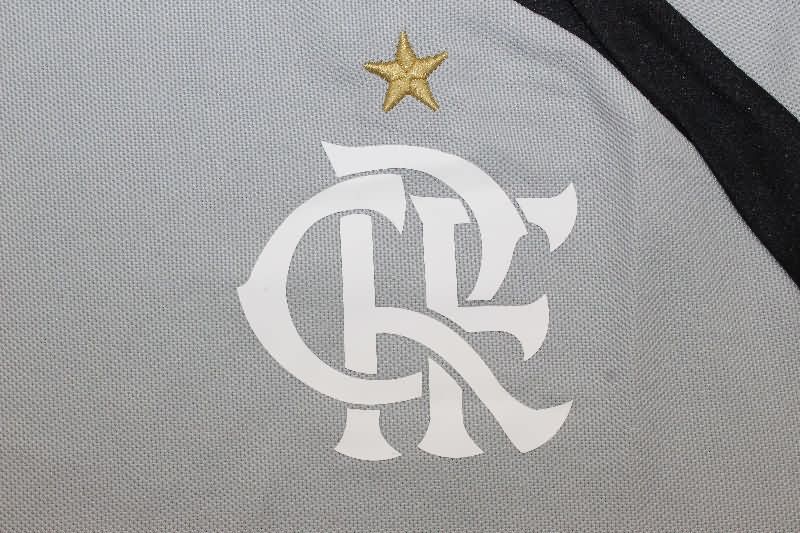 Flamengo Soccer Jersey Goalkeeper Grey Retro Replica 2008