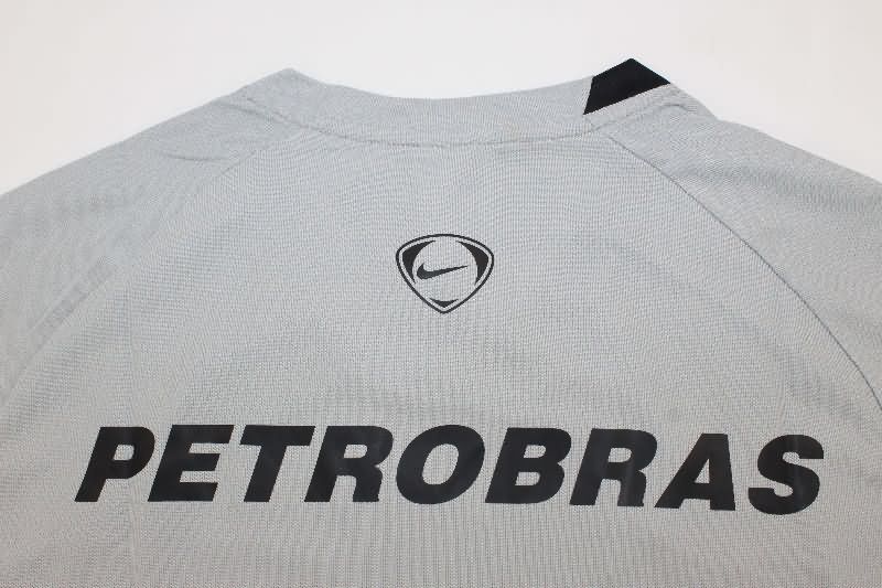 Flamengo Soccer Jersey Goalkeeper Grey Retro Replica 2008