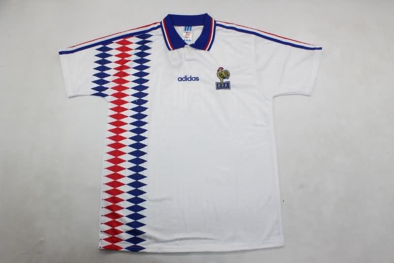 France Soccer Jersey Away Retro Replica 1994 France Soccer Jersey Away Retro Replica 1994