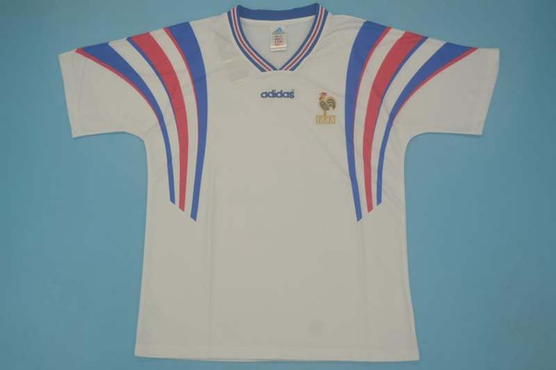 France Soccer Jersey Away Retro Replica 1996 France Soccer Jersey Away Retro Replica 1996