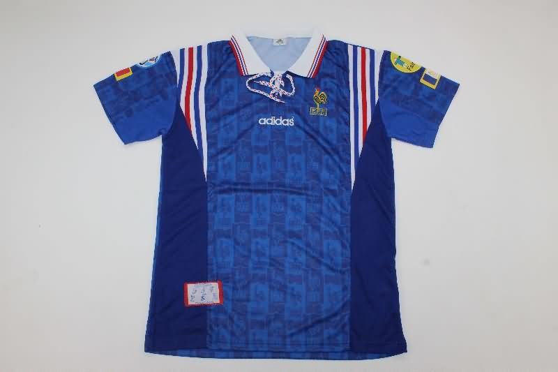 France Soccer Jersey Home Retro Replica 1996