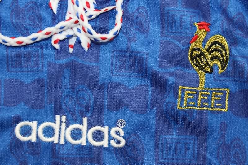 France Soccer Jersey Home Retro Replica 1996